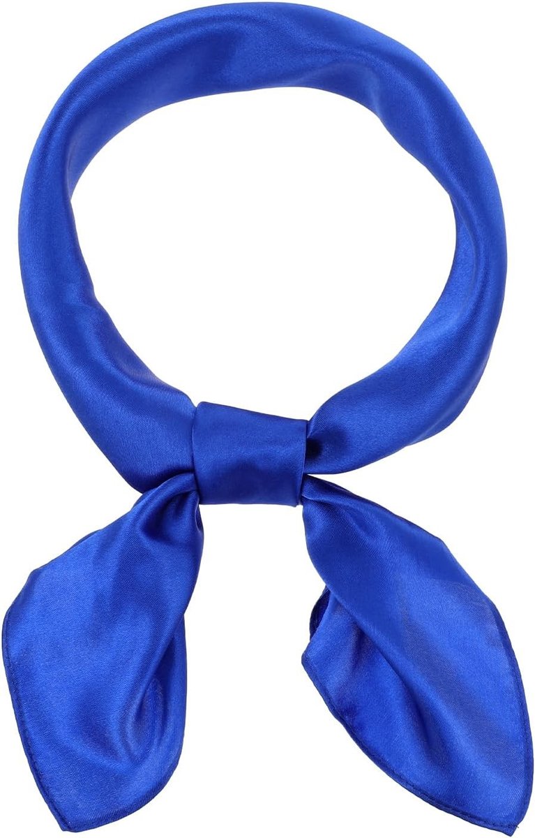 Elegante Vierkante Sjaal van Chiffon voor Dames, 60 x 60 cm, Vintage Neckerchief en Hoofddoek voor Elke Gelegenheid, Ideaal als Cadeau voor Vrouwen en Meisjes