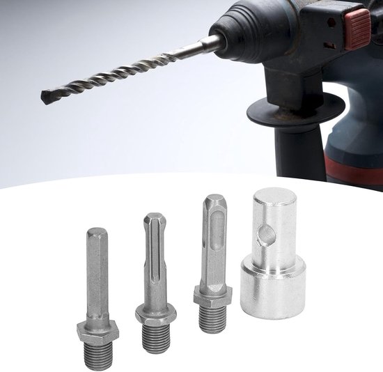 Adapter voor Boor met 1 tot 3 Drilling, Ronde Carbon Stalen Boorkop voor Tuin en Waterputten, Tuingereedschap Verbindingselement — afbeelding 3