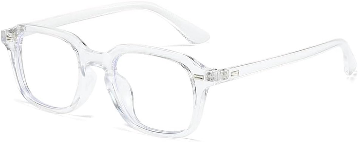 Vintage vierkante brillen voor mannen en vrouwen | Retro anti-blauw licht filter glazen voor oogbescherming