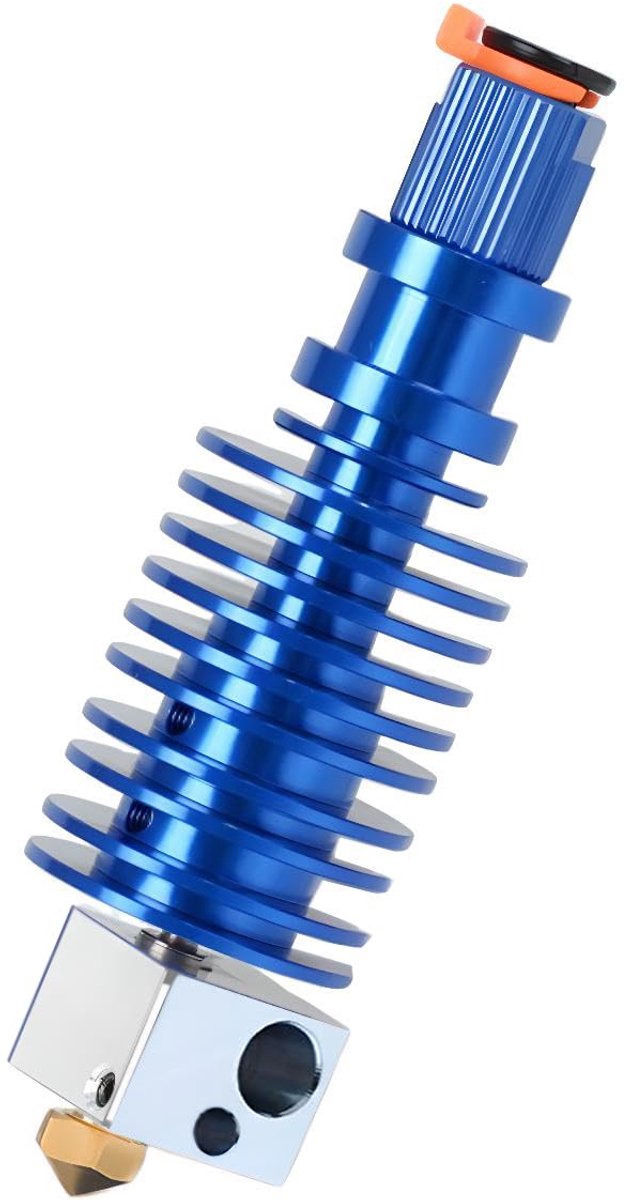 Hotend Kit voor I3 Me-ga - Messing Mondstuk 0,4mm - Aluminium Verwarmingsblok - Upgrade voor betere filamenttoevoer - ShopVlot