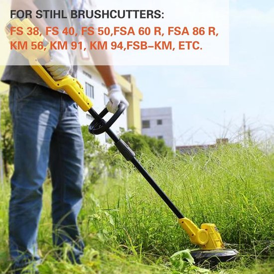 Draadkop voor motormaaier, grastrimmer accessoires, maaikop voor STIHL Polycut 6-2, draadkop compatibel met Stihl FSA60R FSA86R FS38 FS40 FS50 motormaaier — afbeelding 3