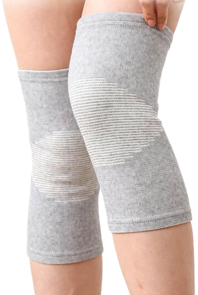 1 paar kniebeschermers met compressie, kniebeschermers, kniebeschermers voor dames en heren, kniebandages voor dames, osteoartritis, kniesport, kniebeschermers (XL)