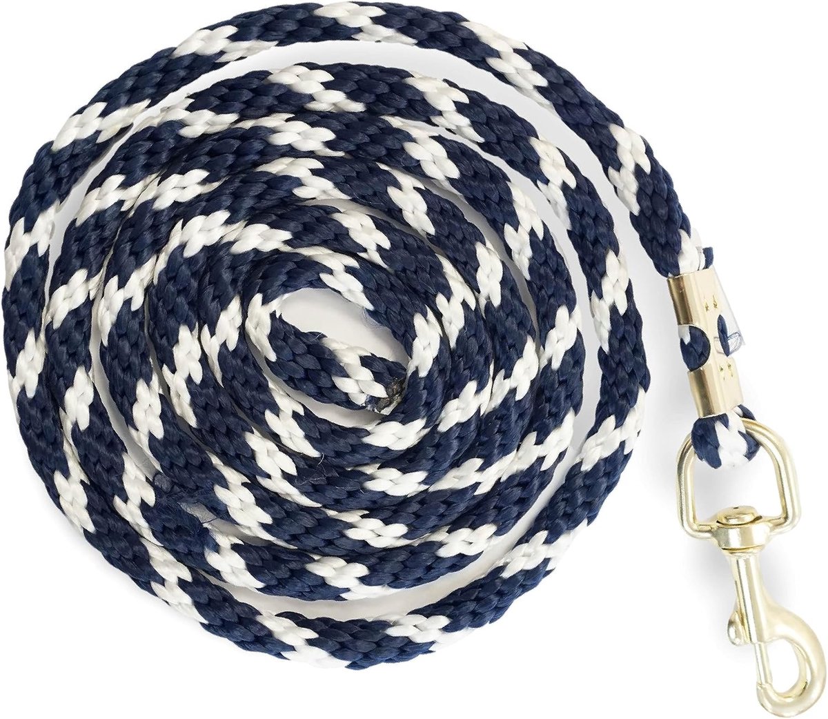 Paardbreiwerk voor paard, in verschillende stijlvolle designs, leiband, pony, ezel, geit (blauw)
