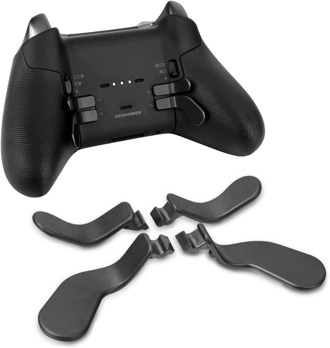 4 STKS Een Elite Serie 2 Controller Paddles, Metalen Rvs Controller Paddles Vervanging voor Xbox One Elite, Elite Serie 2 en Elite 2 Core Controller