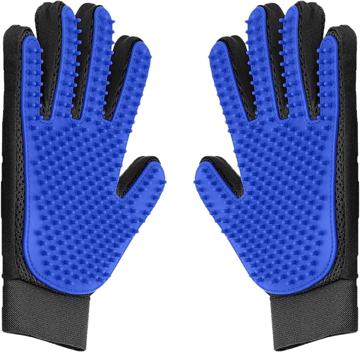 Handschoenen voor huisdieren, verbeterd vijf-vinger-design, washandjes voor honden met lang en kort haar, handschoen kattenharen, handschoen voor dierenharen