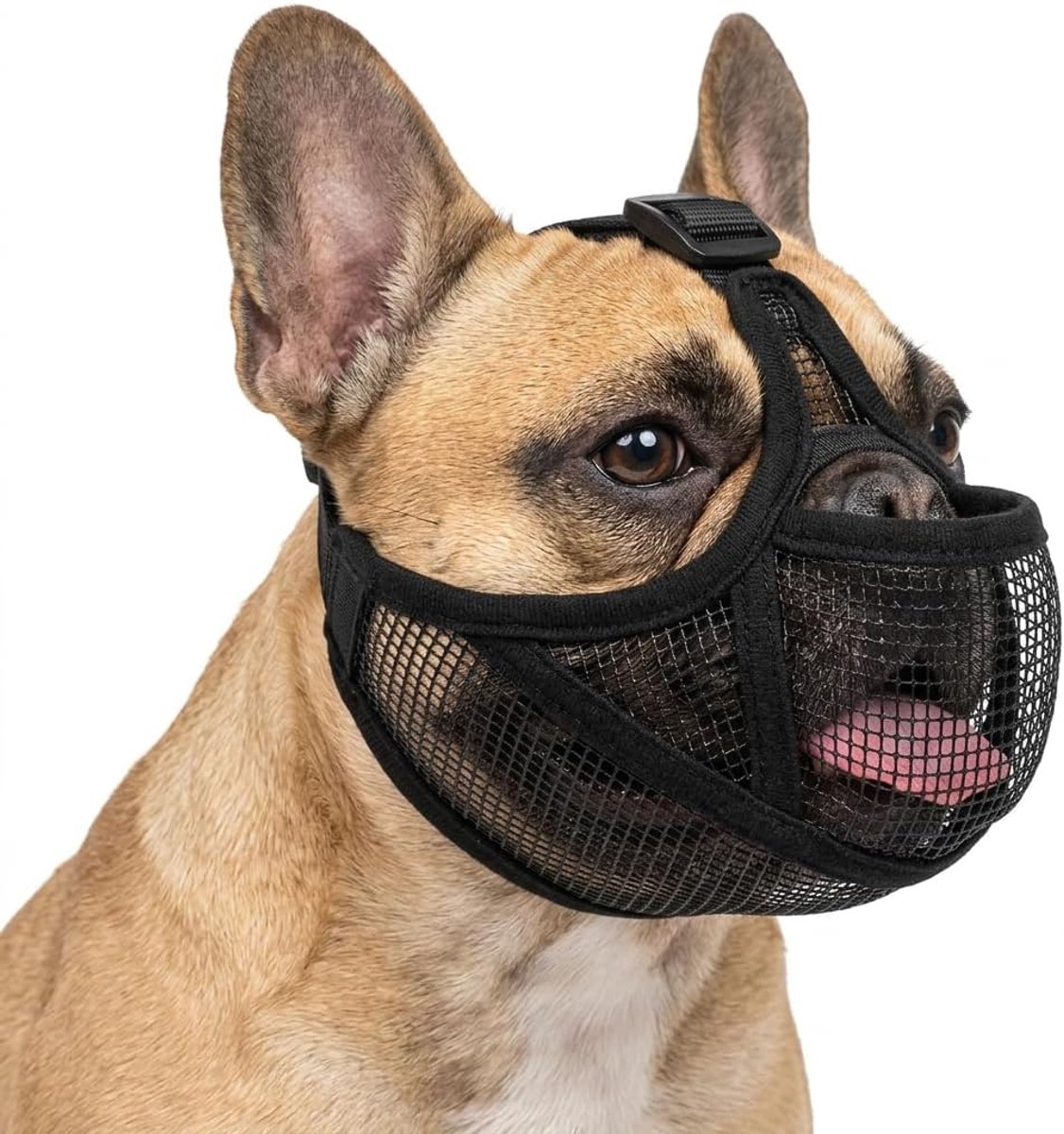Snuit hond muilkorf, anti bijten kauwen blaffen, Franse bulldog muilkorf, maakt drinken, muilkorf kleine honden muilkorf gif aas bescherming hond mesh hond muilkorf