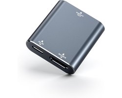 Naar USB-C adapter voor XREAL One/Viture/RayNeo Air/Rokid AR-brillen en monitoren (4K/60Hz), verbinding met HDMI-bronapparaten zoals Switch 2, PS4/5, Xbox, laptops
