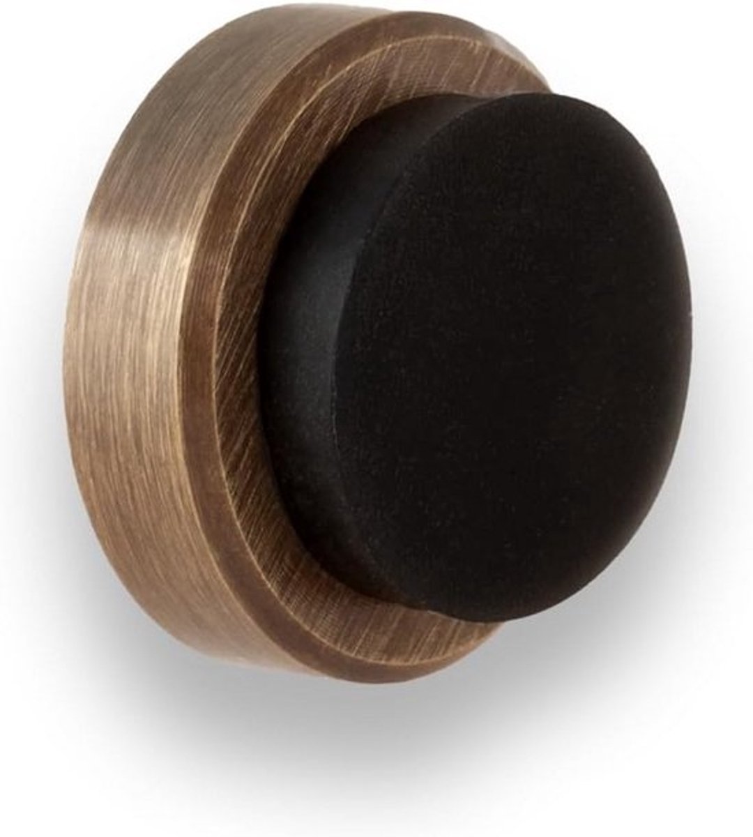 Deurstopper 24 x 14 mm - Zelfklevend en Schroefbaar - Discreet - Inclusief Bevestigingsmateriaal