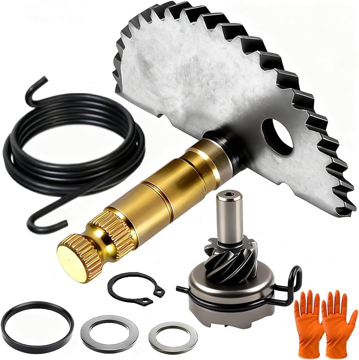50cc Kickstarter reparatieset voor Chinese scooters met GY6 49cc/50cc 139QMB/139QMA 4-takt motoren voor alfa-motoren voor directe bikes voor Dafier voor Guoben voor Roketa voor Taotao voor