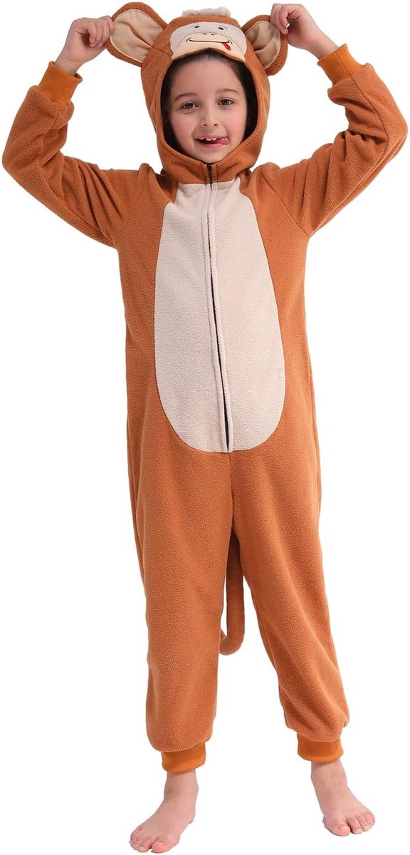 Dier kostuum, Unisex Cheetah, koe, aap, eenhoorn, Dalmatiërs, giraffe Onesie voor kinderen Halloween