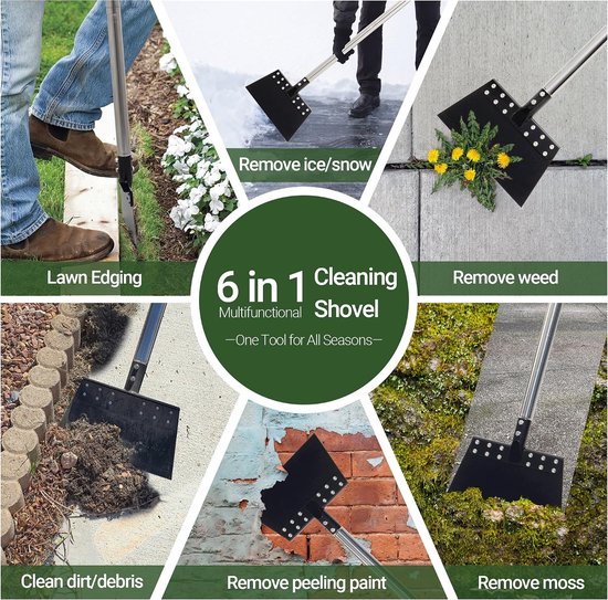65 Inch Tuin Platte Schop met 11" Spring Steel Blade — afbeelding 5