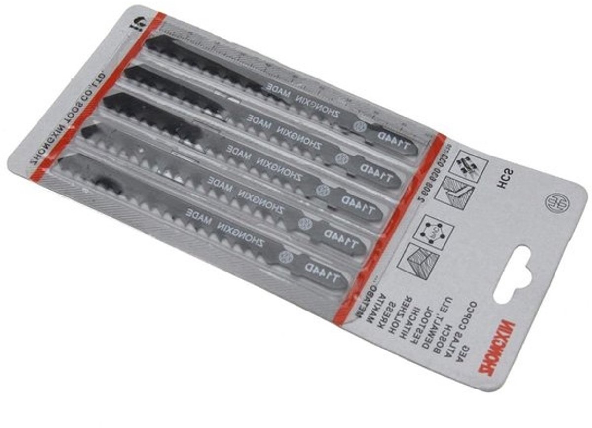 Allecto Plus - Zaagbladen voor Houtbewerking Jigsaw Blades Compatibel