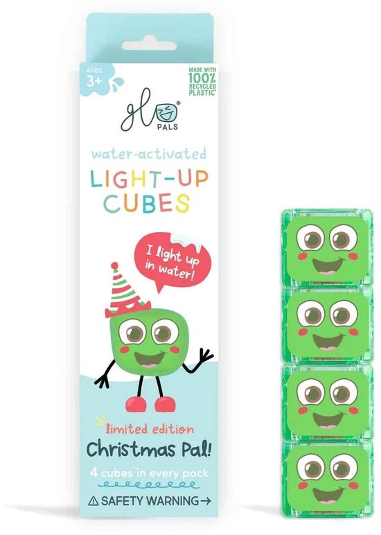 Glo Pals - Light Cubes - 4 stuks - Christmas - Limited Edition van Glo Pals — afbeelding 4