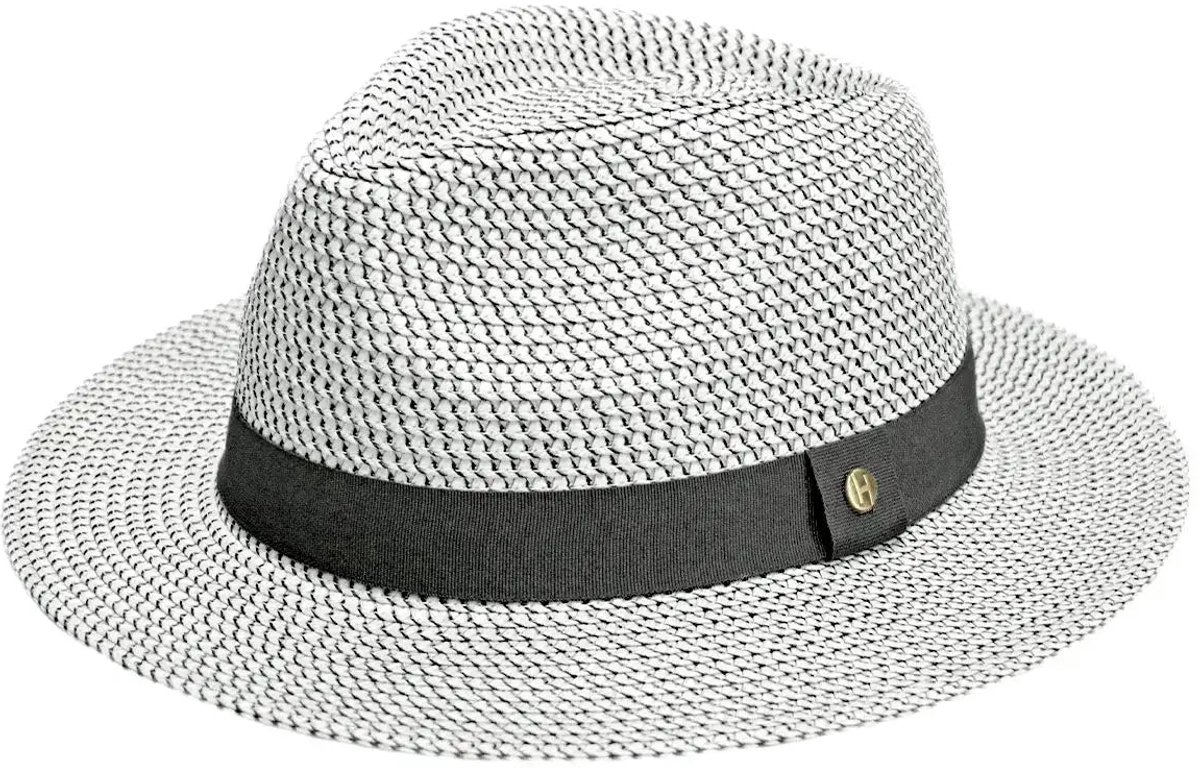 Lionel Trilby – Zonnehoed Heren & Dames UV Werend - Maat: S-M: 56 cm - White/Black