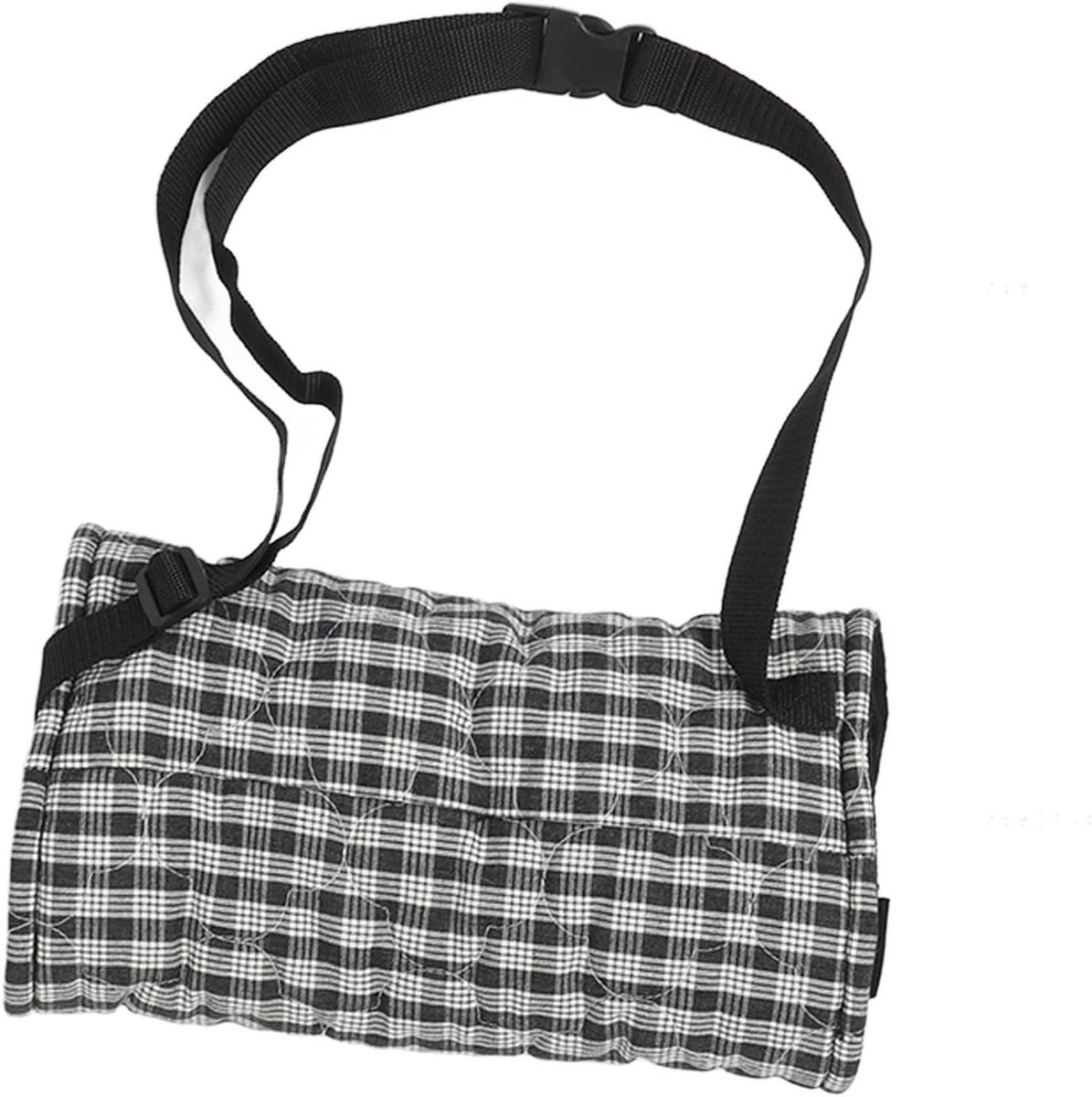 Verwarm je handen met deze verstelbare handwarmer tas met opbergvak en comfortabele mouwen voor koude dagen