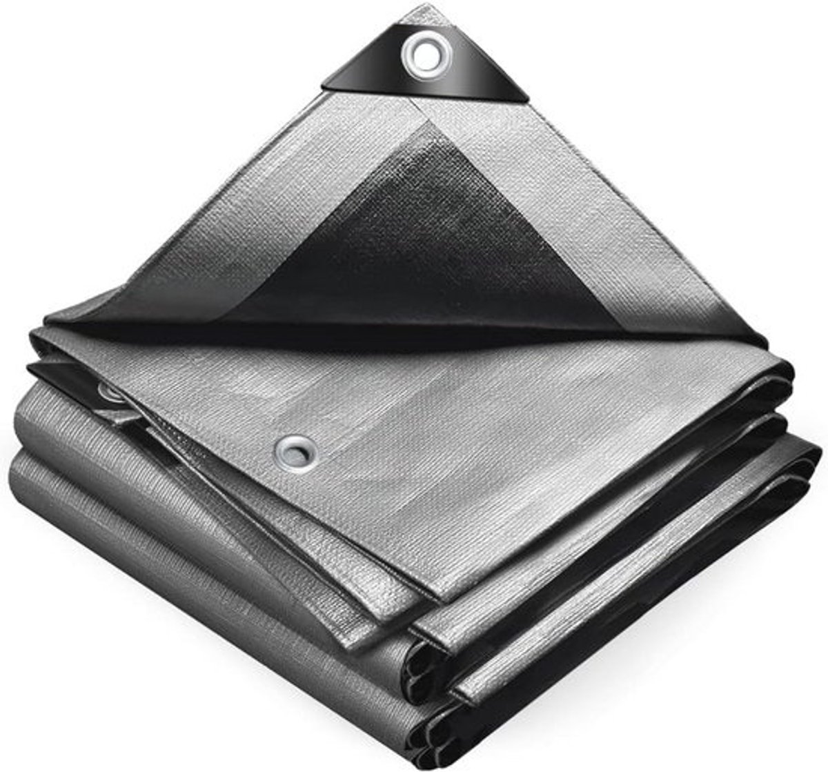 Duurzaam Waterdicht Afdekzeil 4 x 8 m - Polyethyleen 240 g/m² voor Tuin en Zwembad