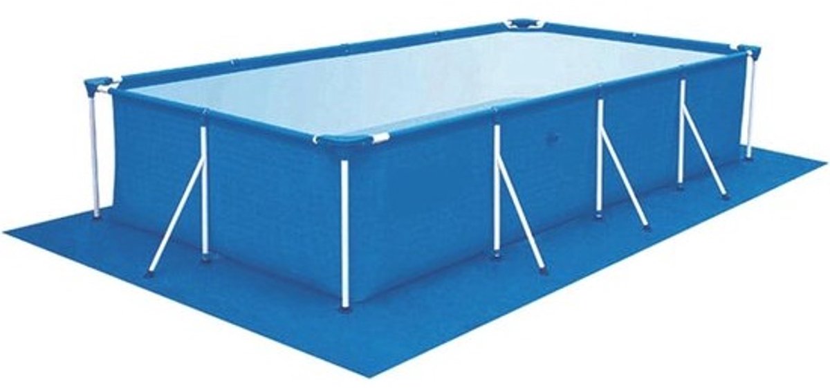 Zwembad Grondzeil - Beschermfolie Bodem - Zwembad Beschermen - Waterdicht Duurzaam PE - 25 x 45 meter - Blauw