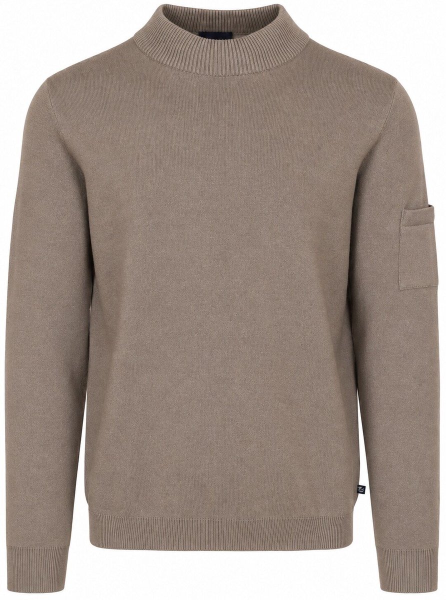 Suitable Canes Pullover Turtle Taupe - Maat L - Heren