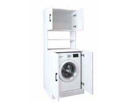 Roomart ATLANTIC-I Wasmachine Ombouwkast 70x180 cm - Overbouwkast - Wit