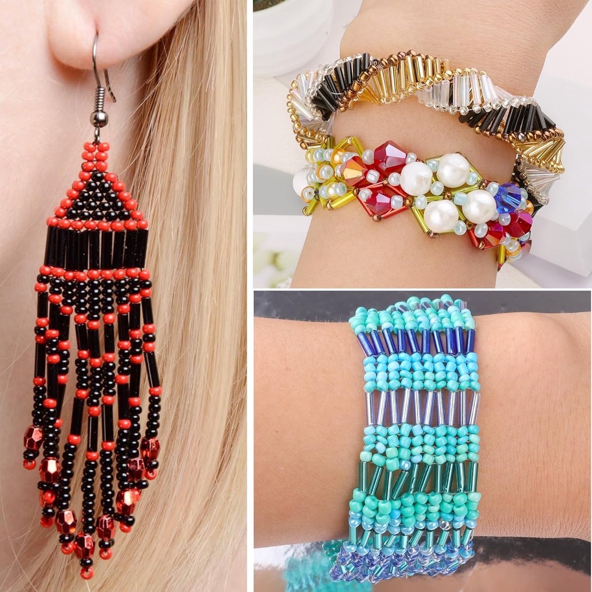 Glazen rocaillekralen 4 mm - lichtgoud-metallic - buiskralen voor sieraden maken - ShopVlot