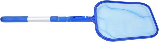 Zwembadskimmer, Bladhark, Zwembadreinigingsset met Telescopische Aluminium Steel van 28 X 24 Cm (11 X 9,6 inch) voor Zwembad, Vijver en — afbeelding 2