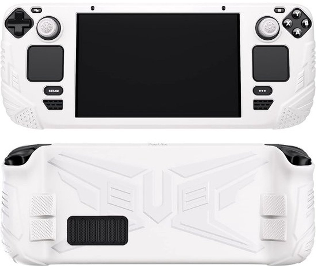 Siliconen Beschermhoes voor Steam Deck LCD met Verbeterde Knoppen en Duimgrepen