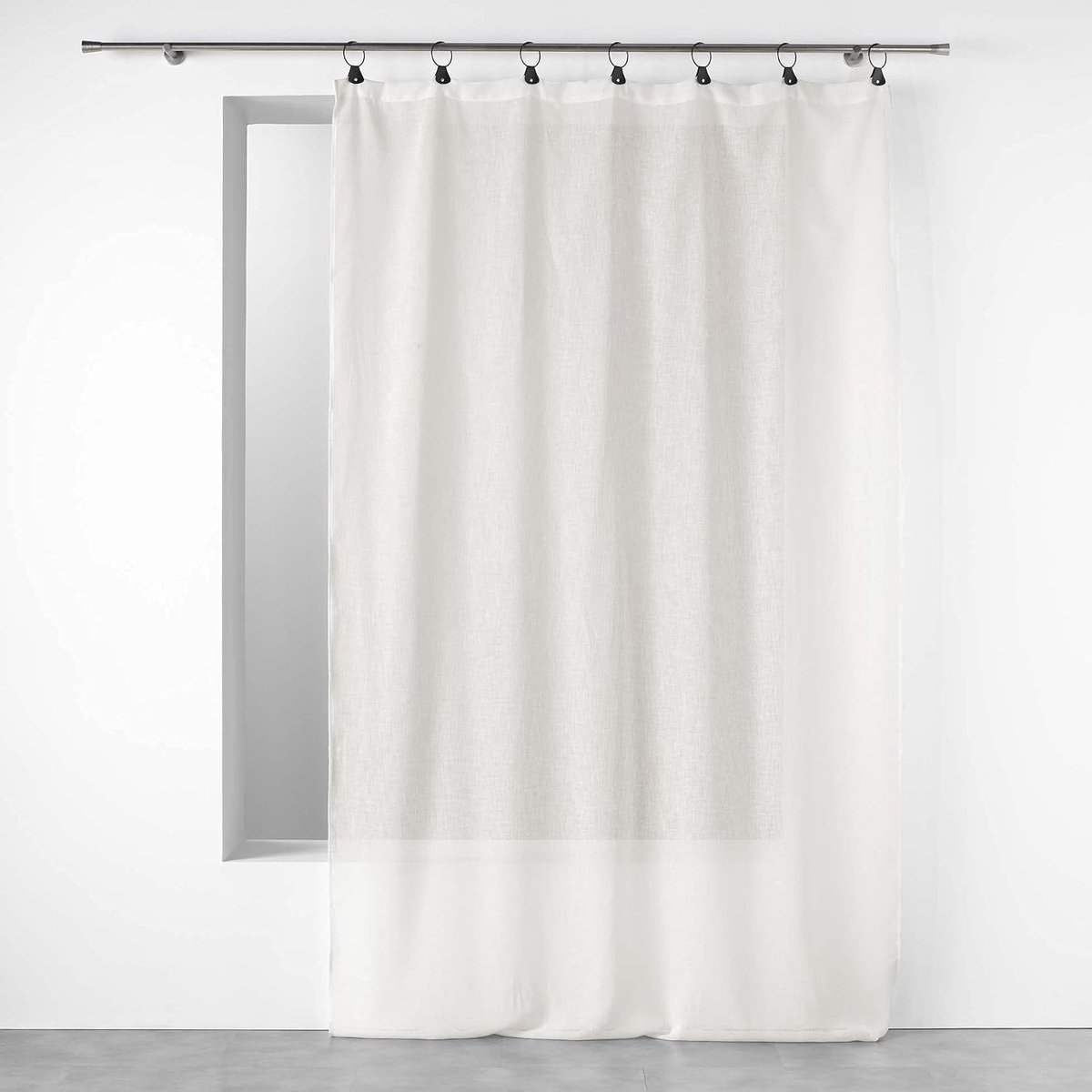 d'Interieur paneel met ring, wit, 140 x 240 cm