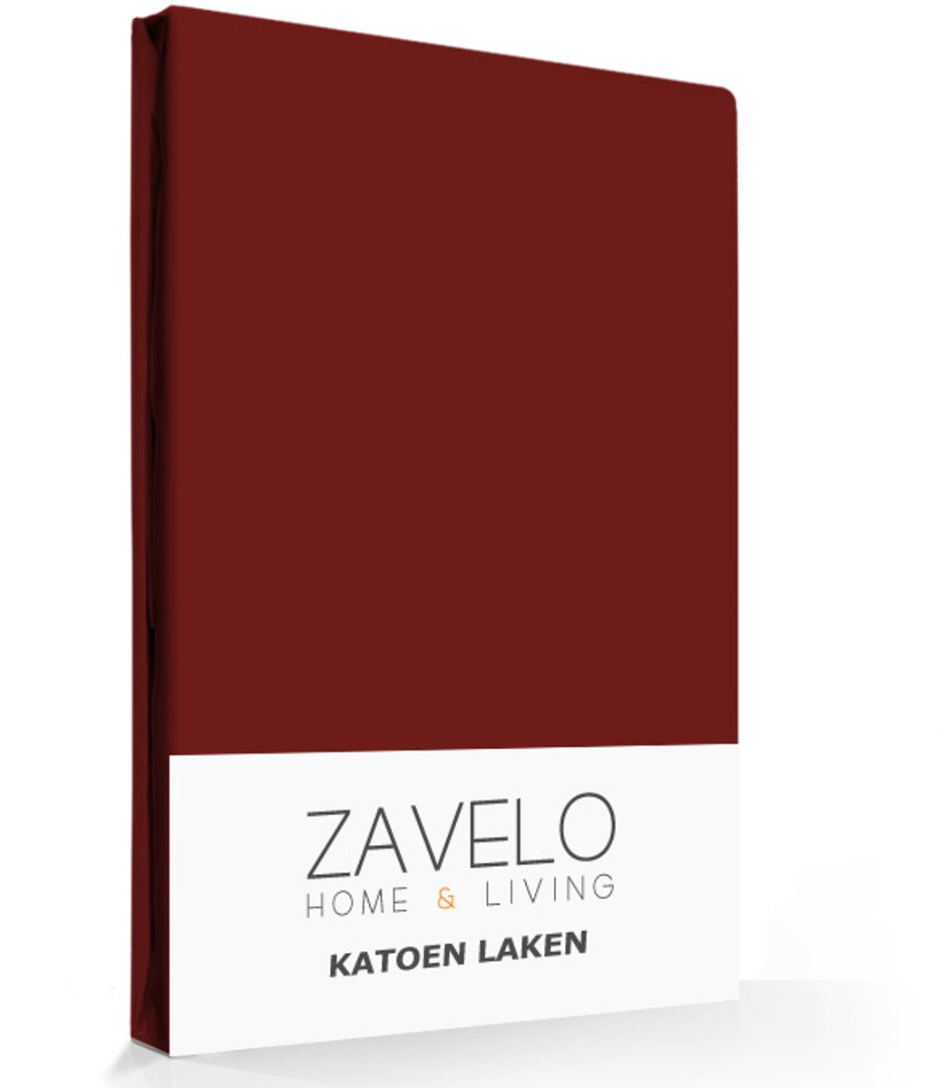 Zavelo Laken Basics Bordeaux (Katoen), foto 3