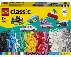 LEGO 11036 Classic Creatieve voertuigen Bouw- en speelset met Speelgoed Auto