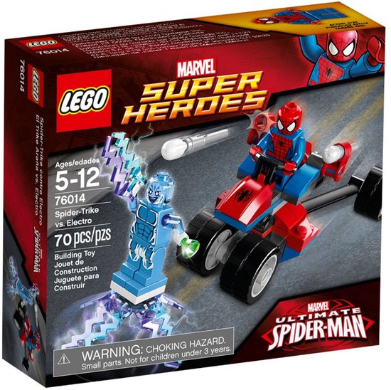 LEGO Marvel Super Heroes Spider-Trike vs. Electro, Bouwpakket, 5 jaar, 70 stuk(s)