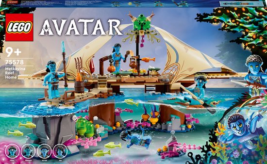 LEGO 75578 Avatar Huis in Metkayina rif, The Way of Water Set met Bouwbaar Speelgoed