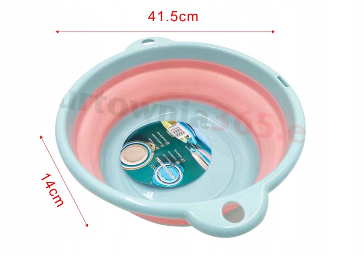 Opvouwbare siliconenkit 41,5x14cm - praktisch en ruimtebesparend