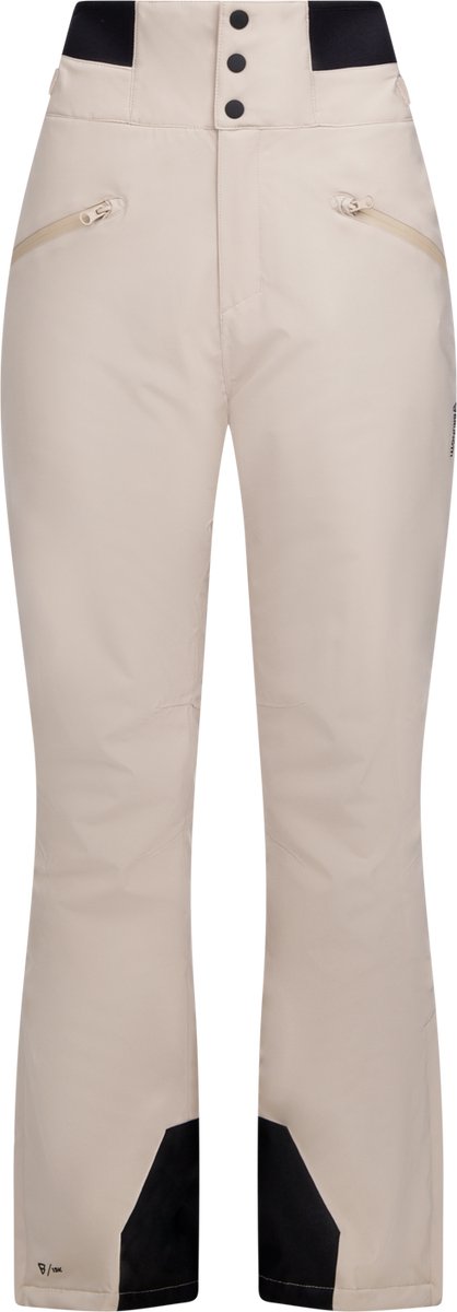 Brunotti Whitewater Skibroek Dames – Ski Broek 15K Waterproof High Waist Fit 4-Way Stretch Simply Taupe