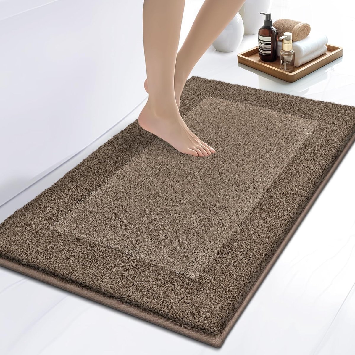 Badmat - 50 x 76 cm - Rubber - Antislip - Machinewasbaar