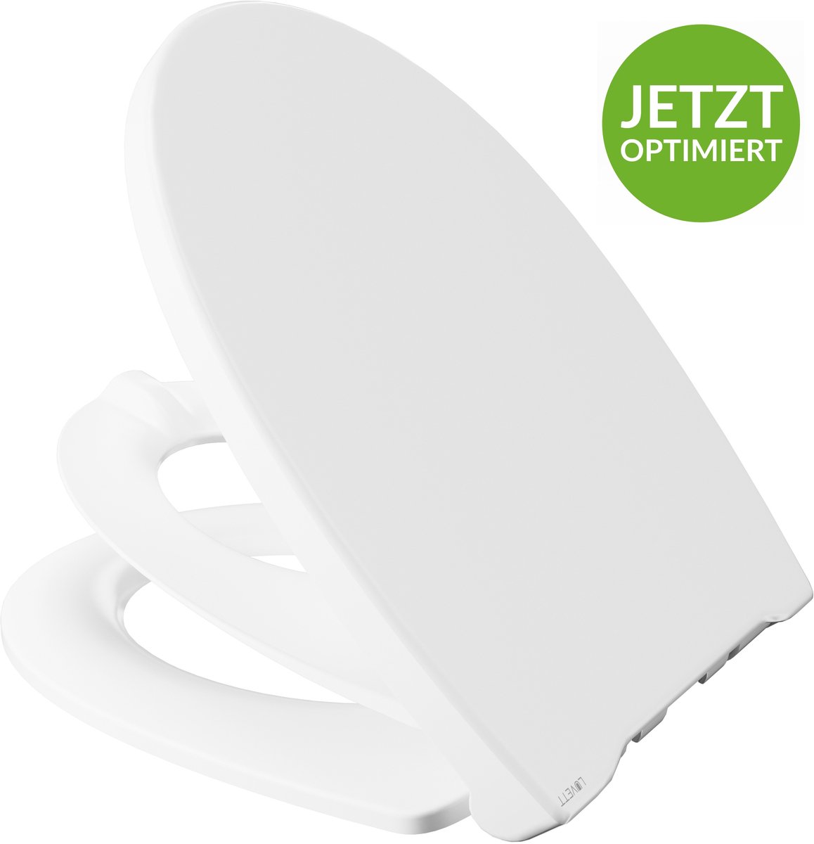 Luvett C490 - WC-bril - Met Verkleiner - Dubbele Softclose - Afneembaar - 3 Montagevarianten - Duroplast