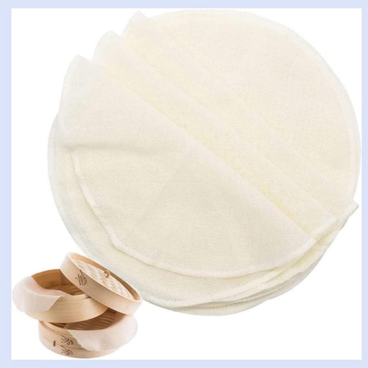 Herbruikbare Stoommandjes voor Dim Sum - Set van 5 - Ideaal voor Stomen van Gerechten, 28 cm