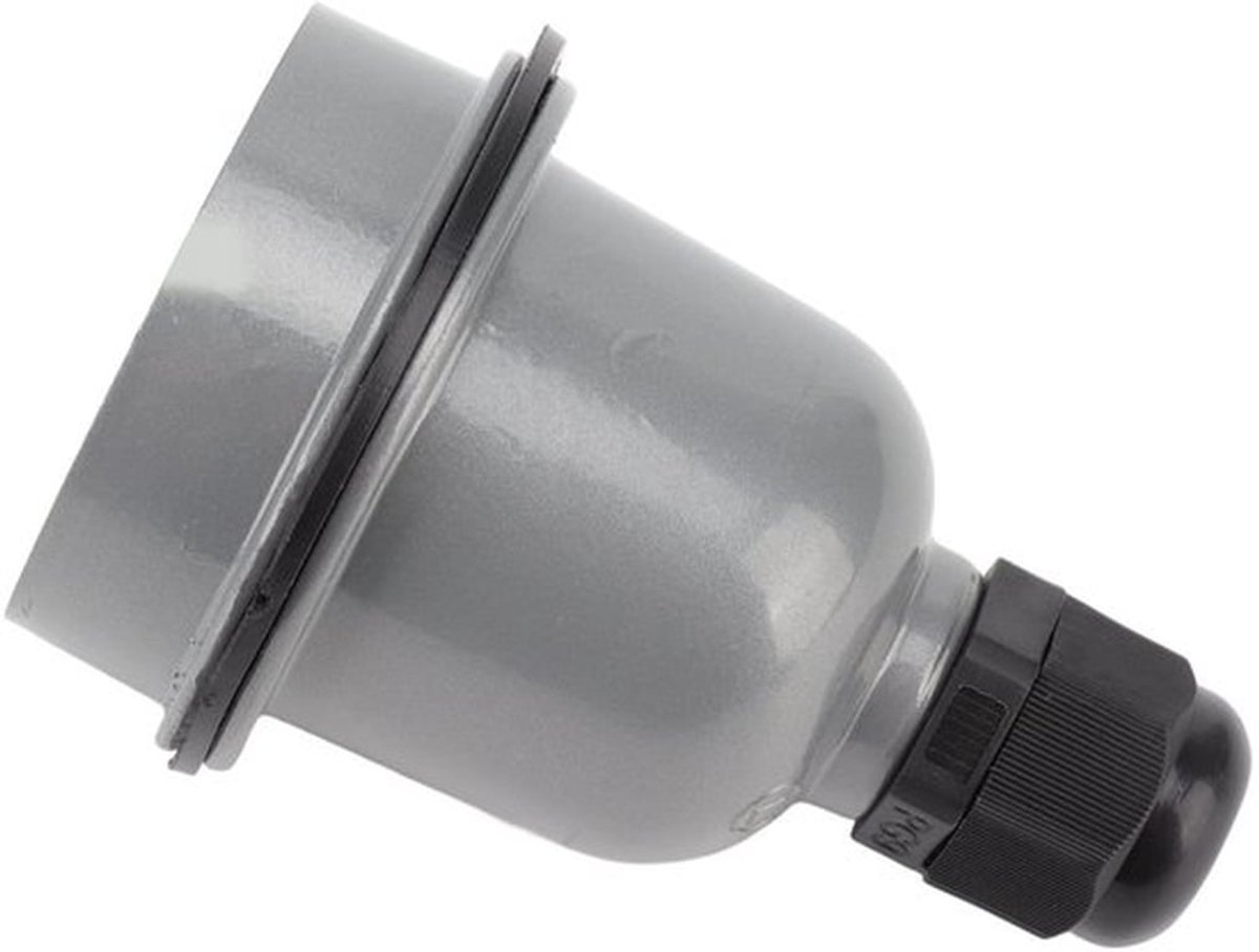 - E27 lamphouder - Waterdichte fitting - 3-delige set - Corrosiebestendig - Voor thuis en tuinaquacultuur - Inclusief installatiehandleiding