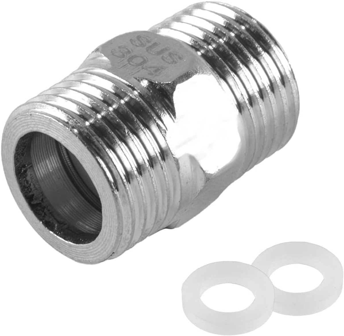 Controleerklep van RVS, G 1/2 Inch Mannelijk Schroefdraad, Voor Waterreservoir, Boiler en Toilet, Duurzaam en Corrosiebestendig