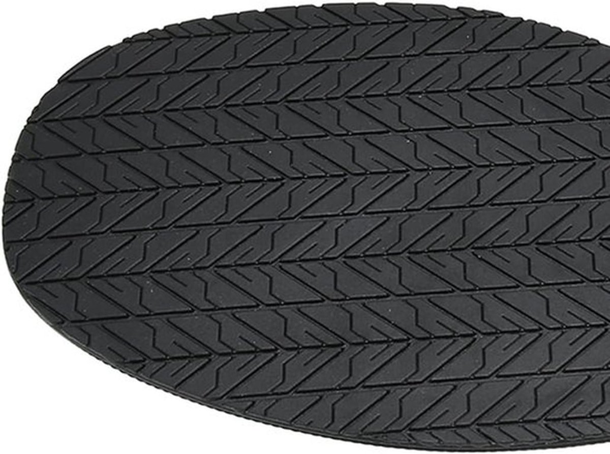 Rubberen Schoenzolen Vervanging - Geluidsreducerende DIY Zolen voor Buitenshuis - Premium Materiaal - Niet-slip - Zwarte Kleur