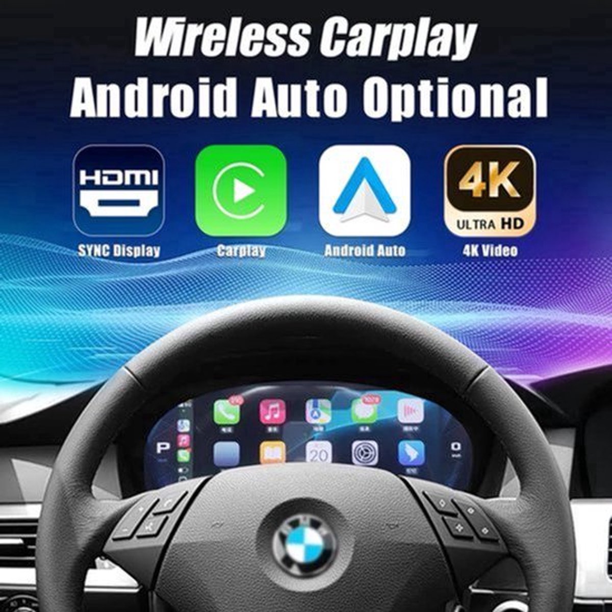 Digitaal Dashboard – Virtueel Cockpitpaneel – Instrumentenpaneel – LCD Display – Auto Meter – 12,3 Inch LED Scherm – Plug & Play Installatie – Hoge Resolutie 1920x720