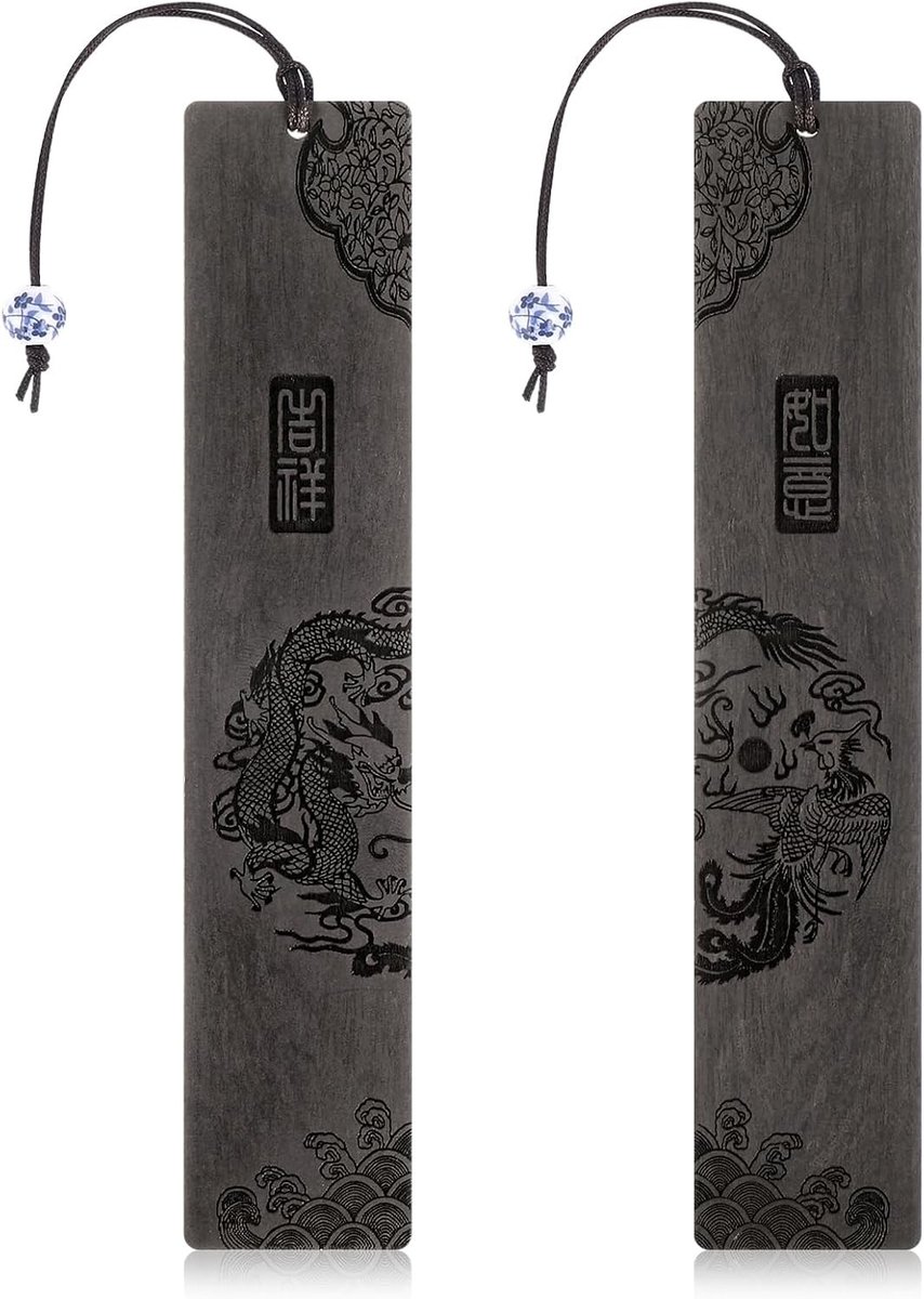 Handgemaakte Houten Boekenleggers voor Boekenliefhebbers - Vintage Bookmark Set voor Mannen, Vrouwen en Docenten - Perfecte Cadeau voor Lezers en Studenten