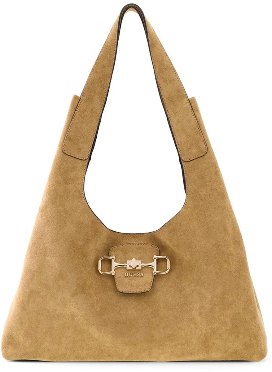 GUESS schoudertas Sunset Hobo Tan Lichtbruin
