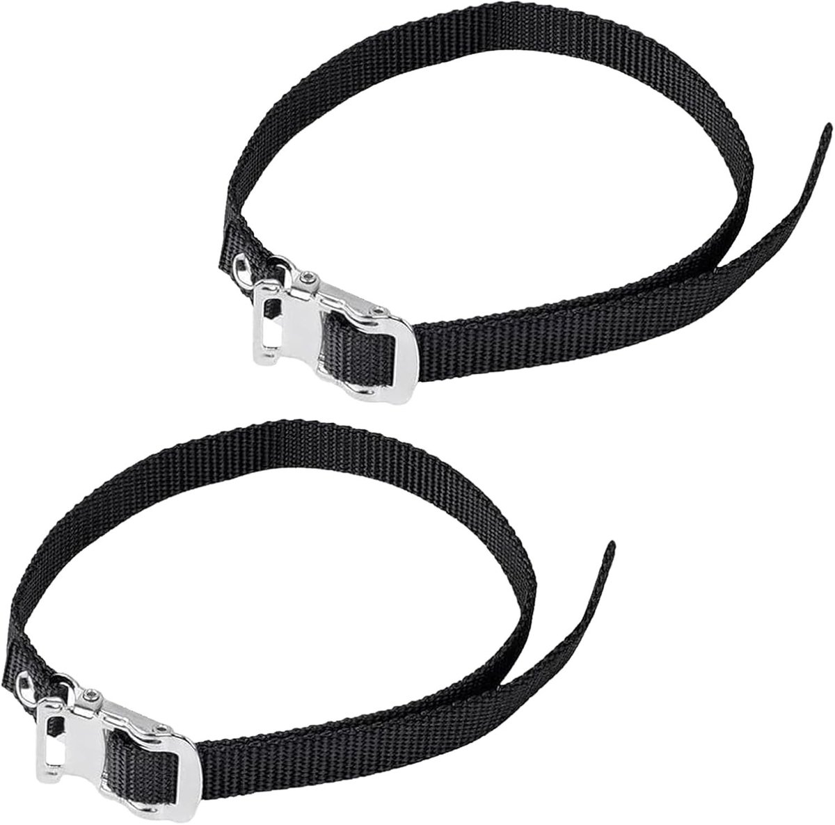 Verstelbare Nylon Fietspedalen met 2 Stukken en 500 mm Lengte voor Mountainbike en Racefiets, Inclusief Stevige Voetbanden en Gereedschap