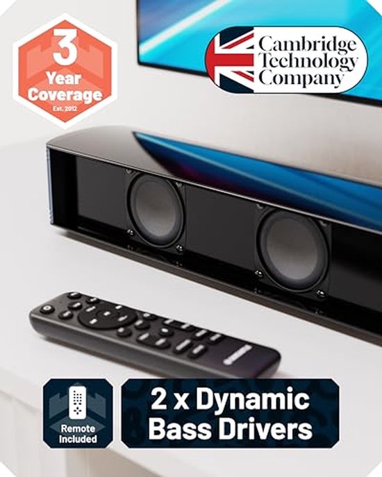 Soundbar - Geluid Balk - Film Kijken - Gedeeld Design - 78 cm - Zwart — afbeelding 5