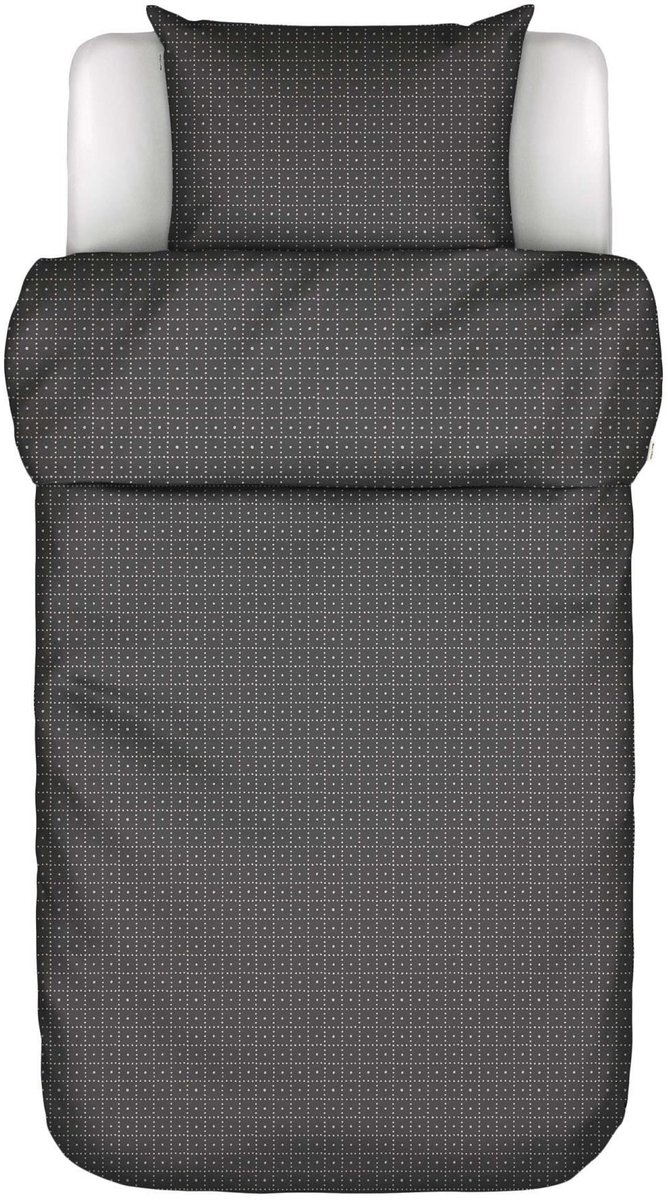 Marc O'Polo Suni Dekbedovertrek Antraciet - Eenpersoons – 140x200/220 cm