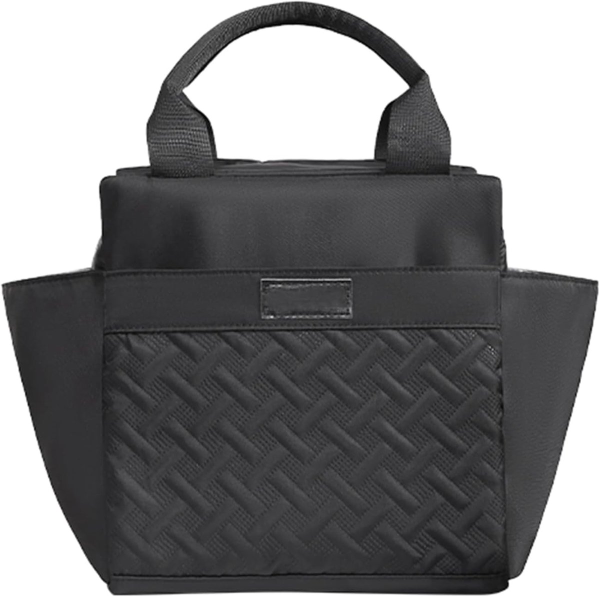 Grote Geïsoleerde Koeltas voor Vrouwen en Mannen, Draagbare Lunchbox, Herbruikbare Tas voor Picknicks, Werk en School (10L, Zwart)