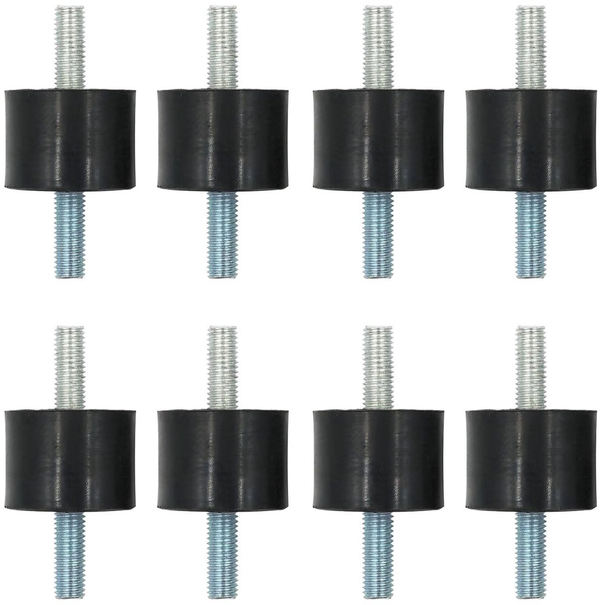 Rubber Shock Absorber en Vibration Damper voor Waterpompen en Aircompressoren, Geluiddemping en Trillingsisolatie, 8, 20 x 15 cm