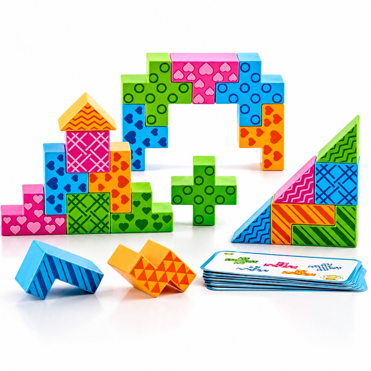 Tolvia Bouwset - 3D Denkpuzzel voor Kinderen - STEM Educatief Speelgoed - Breinbreker & Logicaspel - Vanaf 3 Jaar