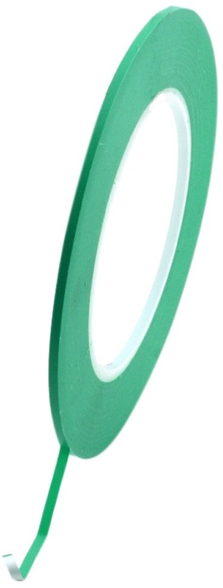 Kunstgras tape - Groen - 55 m x 3 mm x 0,13 mm - PVC Fijne Lijn Maskeerband - Voor Schilderen en Afplakken
