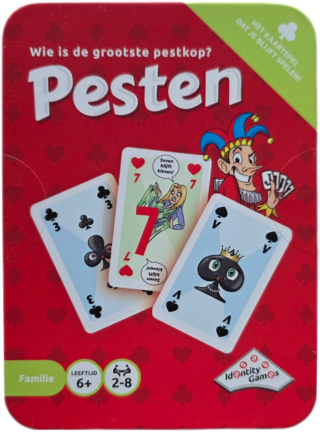 Identity Games - Pesten in blik - kaartspel